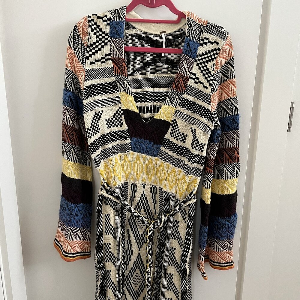 Free People Patchwork Sweater Dress
